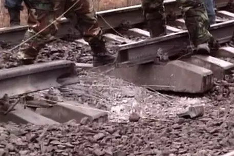 В Калужской области на железной дороге найдена мина