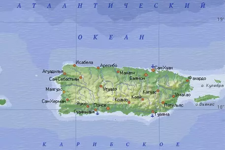 В Пуэрто-Рико произошло землетрясение магнитудой 5,7