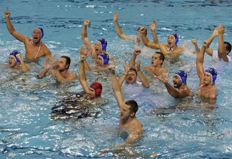 Сборная Казахстана по водному поло завоевала золото Азиады