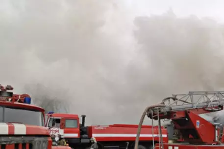 В Петропавловске загорелся отдел по сбору налогов