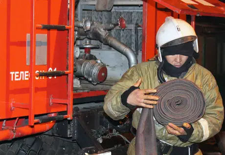 В Риддере на руднике "Казцинка" произошел пожар