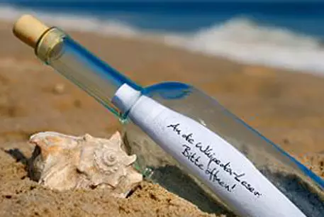 Любовное письмо в бутылке вернулось к отправителю спустя 12 лет