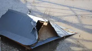 Утонувший бизнес и кот-мореход: как выглядят затопленные дома в Петропавловске