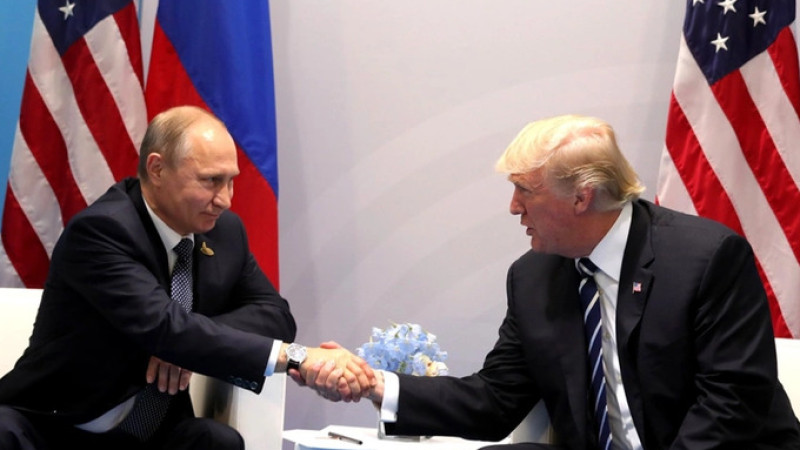 В последний раз Дональд Трамп и Владимир Путин встречались в 2019 году. Архивное фото: администрация президента РФ