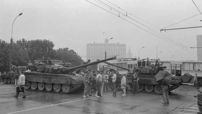 Путч в Москве, август 1991 года. Фото: Depositphotos.com / photopotam