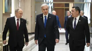 Путин, Токаев и Жапаров