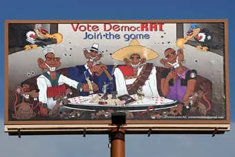 Обаму "нарисовали" в виде террориста и гомосексуалиста