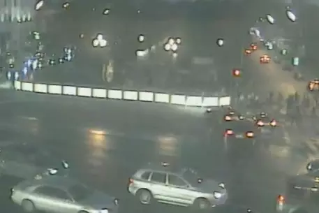 В сети появилось видео с места ДТП на Тверской