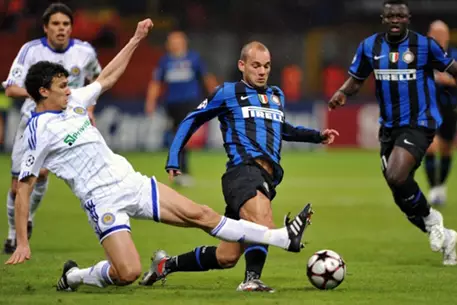 "Динамо" Киев и "Интер" сыграли вничью в Лиге чемпионов