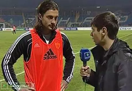 Болгарский хавбек "Анжи" выматерился в прямом эфире