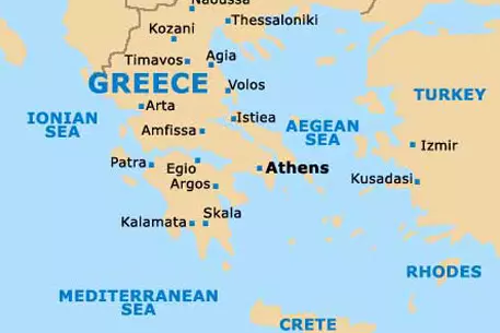 У побережья Греции произошло землетрясение магнитудой 5,7 балла