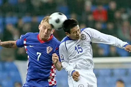 Сборная Казахстана проиграла Хорватии