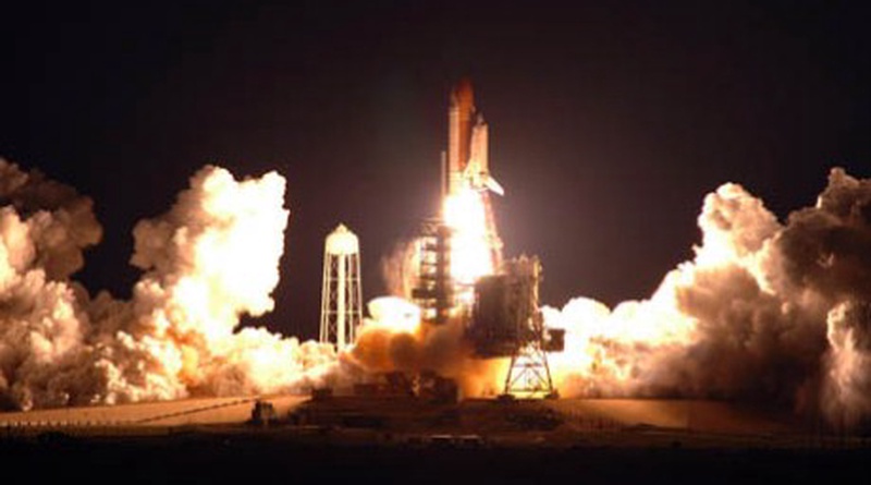 Старт шаттла Индевор"