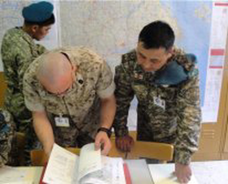 Завершено компьютерное учение "Викинг-2011". Фото МО РК