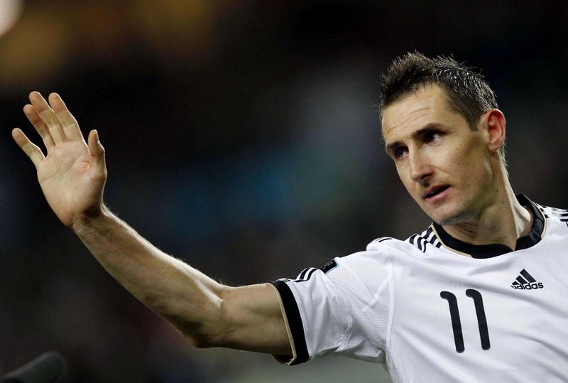 Мирослав Клозе. ©REUTERS/Kai Pfaffenbach