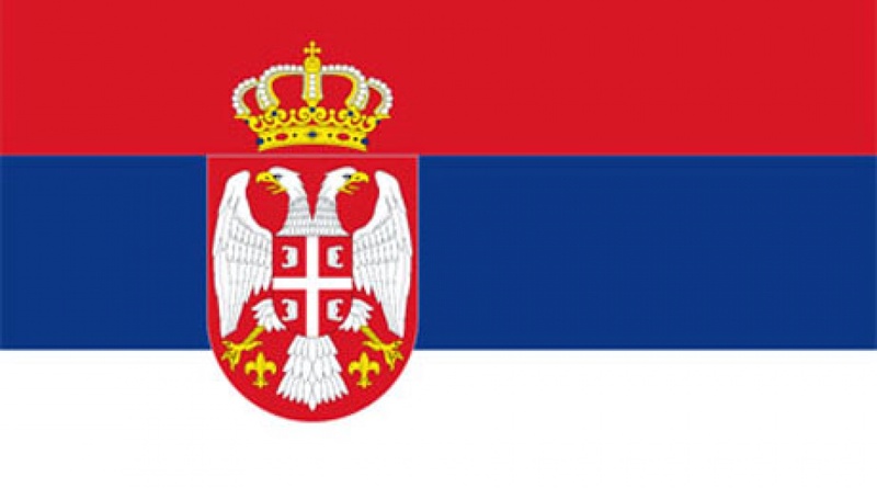 Флаг Сербии. Фото с сайта sinohigherflag.com