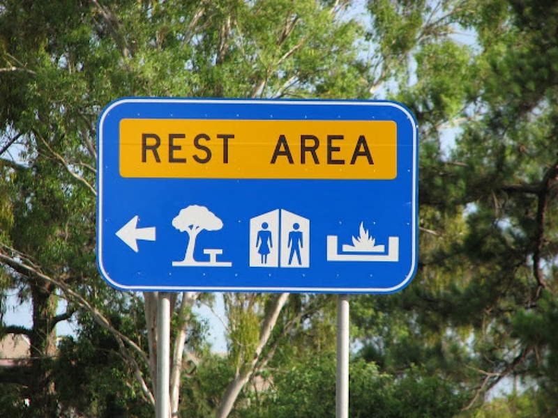 Указатель площадки для отдыха.
Фото с сайта usatoday.com