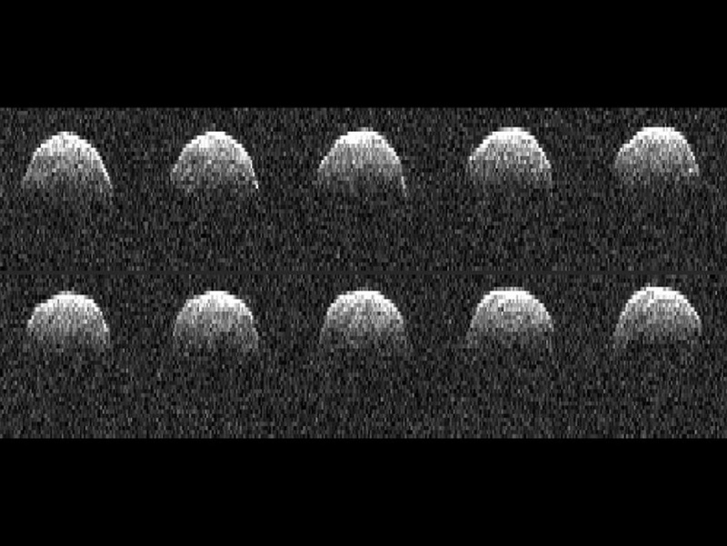 Радиолокационная картинка астероида 1999 RQ36. Фото NASA©