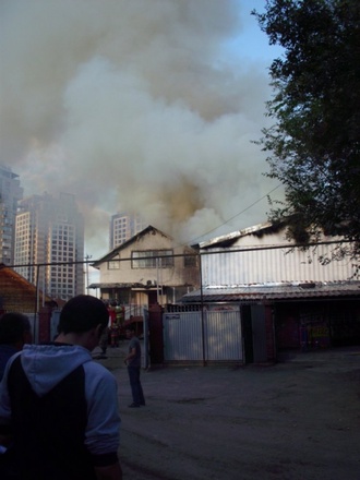 Фото очевидца с сайта auto.lafa.kz