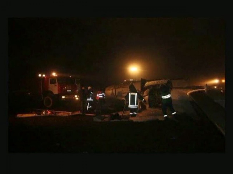 Фото с места крушения канала "Россия 24"