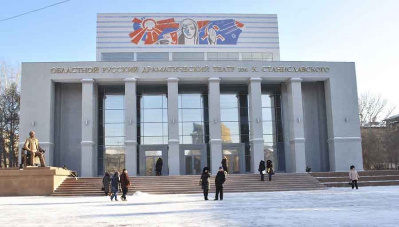 Здание театра имени Станиславского имени в Караганде. Фото art.gazeta.kz