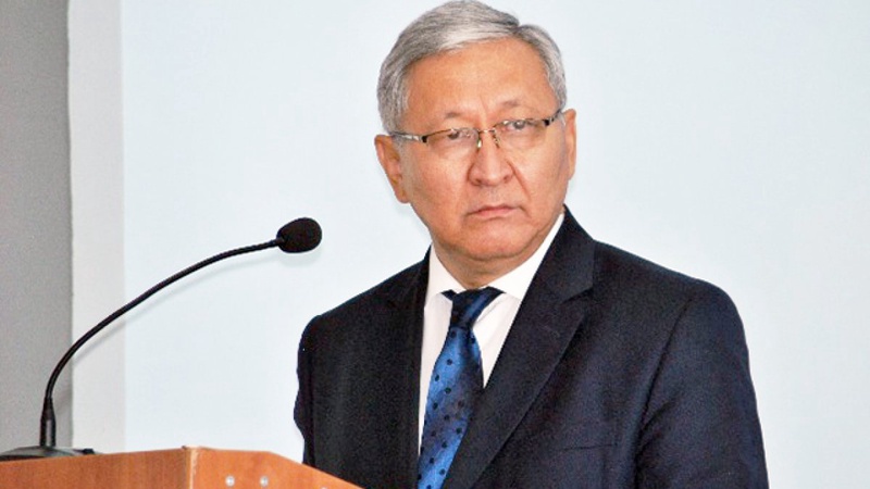 Аким Турар Рыскуловского района Марат Смаилов. Фото с сайта korday.zhambyl.kz