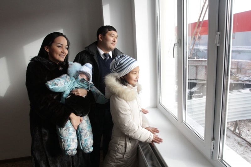 Семья новоселов Ержановых, бывших "бесобинцев"