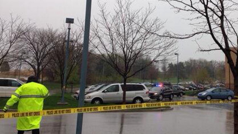 Кадр CBS News с места происшествия