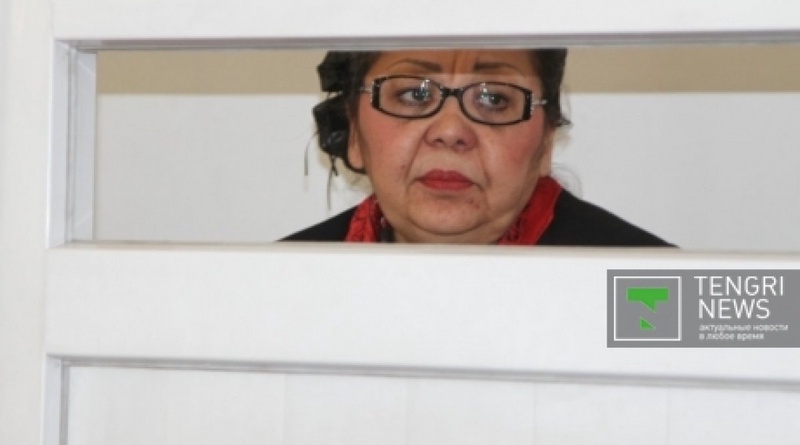 Кульпаш Утемисова в зале суда. ©Роза Есенкулова