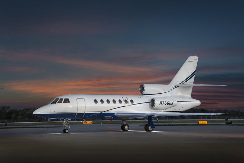 Самолет "Фалькон 50". Фото с сайта avprojets.com