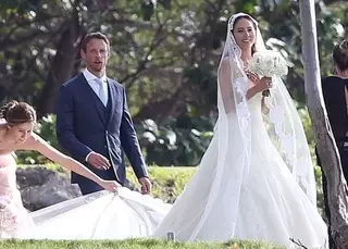 В Сети появились свадебные фото чемпиона "Формулы-1"