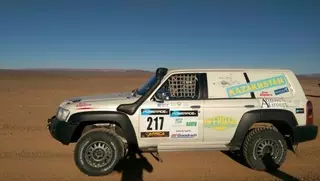 Экипаж Абыкаева пришел первым на очередном этапе Africa Eco Race