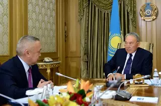 Назарбаев принял главу Счетного комитета
