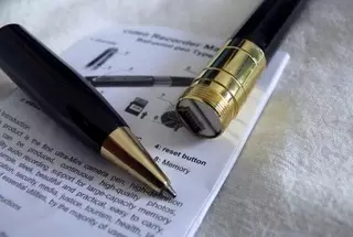 Шпионскую ручку изъяли у жителя Астаны