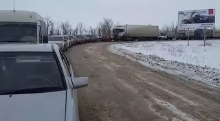 Пробки на границе с Россией образовались в Актюбинской области