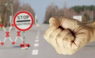 За удар в лицо полицейскому осудили мужчину в Костанае