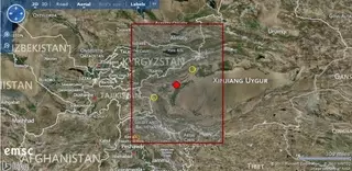 Землетрясение магнитудой 4,2 произошло в 410 километрах от Алматы