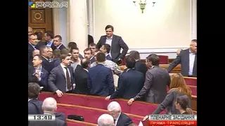 Ляшко подрался с экс-комбатом "Айдара" в Верховной Раде