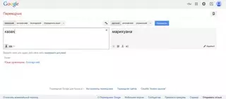 При переводе слова "казах" в Google Translate возник казус
