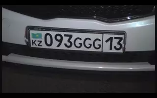 Фанат Геннадия Головкина разъезжал по Шымкенту с номерами GGG