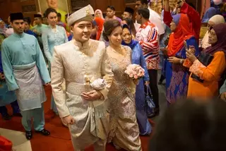 Эксклюзив: В Малайзии прошла официальная часть свадьбы Данияра Кесикбаева и дочери премьера