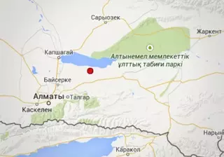 Землетрясение магнитудой 4,5 произошло в 75 километрах от Алматы