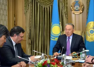 Назарбаев принял главу французского энергетического концерна Total