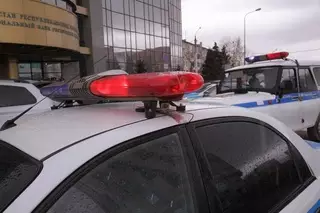 Полицейские учились отражать нападение на Нацбанк в Астане