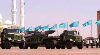 Схема движения автотранспорта во время военного парада 7 мая в Астане