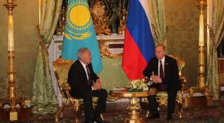 Назарбаев Путину: Вместе выйдем из любой ситуации