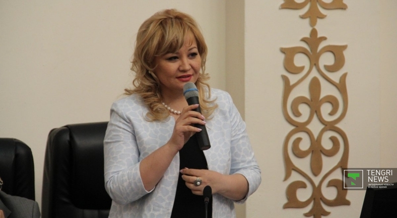 Президент Единой казахстанской ассоциации стоматологов Сауле Есембаева. Фото пресс-службы КазНМУ имени Асфендиярова