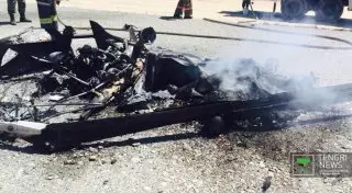 Двухместный вертолет разбился под Талдыкорганом