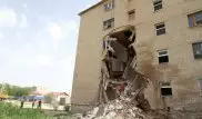 Разрушенное общежитие в Атырау числилось аварийным