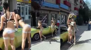 Рекламировавших белье девушек в Атырау привлекут к ответственности